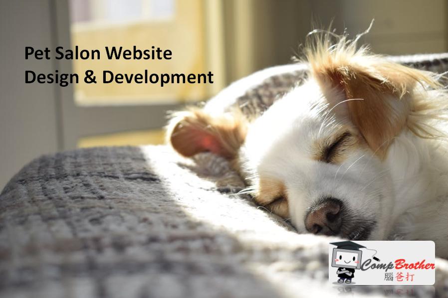 Pet Salon Website Design & Development @ Compbrother Ltd